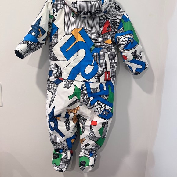 Quiksilver Baby Little Rookie One Piece Suit Snowsuit 12M - Picture 3 of 9